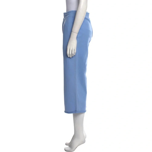 NWT T BY ALEXANDER WANG High-Rise Cropped Wide Leg Drawstring French Terry Pants - Picture 3 of 6